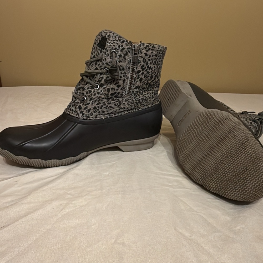 Sperry Leopard Print Women's Boots